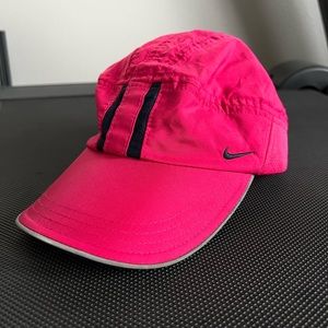 Nike hot pink fitted cap hat OS